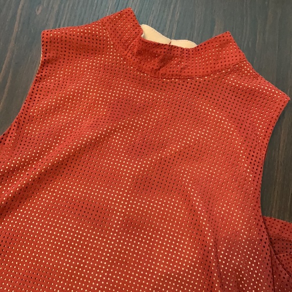 Rwish4u Rustic Red Sleeveless Dress - Picture 2 of 13